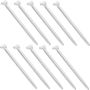10PCS Heart Shaped Retractable Metal Ballpoint Pens Cute Valentines Day