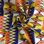 112CM 100% Cotton Wax Print Fabric Per Meter Design 6