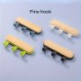 Easy-install Pine Wood Wall Hooks - No Drill Space-saving Kitchen & Clothes Storage Organizer