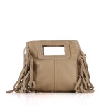 Fringe Tote Bag -nude