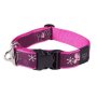 Rogz Fancy Dress Extra Extra Large 40MM Special Agent Dog Collar Pink Love Design Waggs Pet Shop