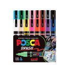 Uni Posca PC5BR 1.0-4.0MM Brush SET8