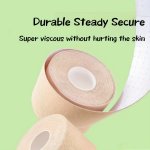 Elegant Polyester Lingerie Tape - Invisible Breast Lift Bandage Solid Color Non-woven Secure & Skin-friendly Sweat And Water-pro