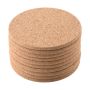 Set Of 10 Cork Bar Drink Coasters 90MM 5MM Thick