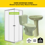 Super Bathroom Chrome Corner Entry Shower Combo Avo