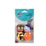 Pet Mall Cat Toy Jingle Balls Assorted Colours 4 Pieces 3 Pack 4CM