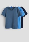 3-PACK T-shirts - Light Blue & Navy Blue