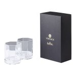 Versace Of Tumbler Medusa Lumiere Crystal Pair 9CM
