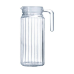 Glass Jug Quadro Jug & Lid - 1.3L Set Of 9