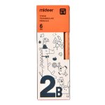 Triangular Pencils 2B 6 Pieces