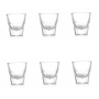 6 Pack - 120ML Durable Glass Minimalist Designed Tumblers - Transparent