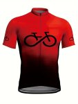 Men's Zip Up Cycling Jersey Quick Dry Moisture Wicking Breathable Short Sleeves Mtb Mountain Bike Shirt For Biking & Riding Spor