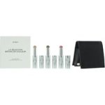 Dark Blue Set Of 3 + Leather Pouch: Solar Flare Flower Play Kumato Face Stick 9G - Paralell Import