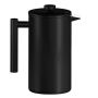 304 Stainless Steel Black French Press Coffee Maker Double Wall Design