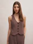 Paloma Waistcoat - 16 Choc Martini Suit