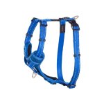 Rogz Utility Reflective Control Harness - Snake Medium Blue