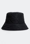 Quilted Bucket Hat - Black