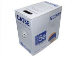 305M Box CAT5E Cca White Utp Cable