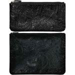 Qosmedix Cosmetic Bag Paisley Clutch Black