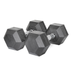 Rebel Rubber Hexagon Dumbbells - 2 X 1KG
