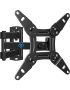 Tv Wall Bracket For 13-42 Inch Tvs Swivels Tilts Tv Wall Mount For Flat & Curved Tvvesa 75X75MM To 200X200MM Up To 20KG