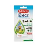 Bob Martin Dog Clear Flea & Tick Spot On Small To Medium
