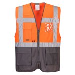 C476-WARSAW Hi-vis Contrast Executive Vest