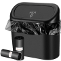 Leak-proof MINI Car Trash Can Set With Lid & Bonus Garbage Bags - Odor Sealing High-quality Abs Material