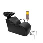 Shampoo Unit Kipp Black 0325 Ceramic Basin & Chair With Footrest