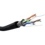 Cat 5E Outdoor Network F/utp 100M Cca Cable - Black