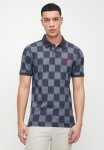Levi's Slim Housemark Polo - Smaller Ikat Checker Vintage Indigo X