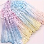 10PCS Mixed Color 13CM 5.12INCH Long Gradient Color Tassel Pendants Diy Jewelry Accessories
