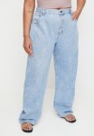 Cotton On Plus Loose Straight Jean - Cloud Blue bow Embroidery