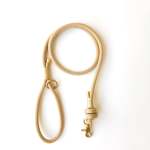 Luxury Rope Dog Lead - Creme Brulee