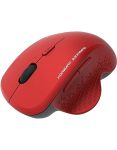 Astrum MW280 2.4GHZ Wireless Optical Mouse 6-BUTTON Ergonomic Design Adjustable 1600 Dpi USB Nano Receiver- Red