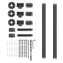 1.5M Wall-mounted Wrought Iron Stair Handrail Safety Rail