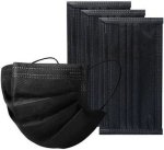 Mask Disposable 3PLY 50 Black