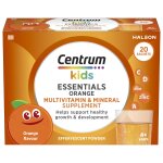 Kids Essentials Orange Effervescent 20 Sachets