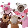 Animal Hand Puppets Set For Kids & Adults - 12.5" Premium Quality Soft Plush Toys With Movable Mouths - Perfect For Storytelling Teaching Preschool