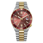 Tsuyosa Shore Automatic Two-tone Maroon Watch