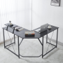 SD-23 L-shaped Computer Gaming Desk - Brown