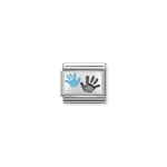 Composable Classic Link Hands Parent Child Blue
