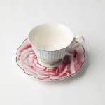 - Wavy Rose Cup & Saucer