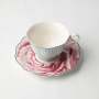 - Wavy Rose Cup & Saucer