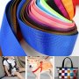 4.57METER 4.57METER 3.81 Cm Wide Color Nylon Webbing Strap 4.57 Meter Heavy Duty Nylon Strap For Binding Diy Crafting Reparing Fastening