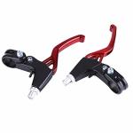 Zjchao Bike Brake Levers 1 Pair Bike Brake Levers Mountain Universal Aluminum Alloy Bicycle Handle For Road Mountain Red