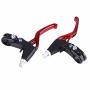 Zjchao Bike Brake Levers 1 Pair Bike Brake Levers Mountain Universal Aluminum Alloy Bicycle Handle For Road Mountain Red