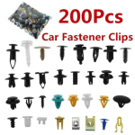 Durable Plastic Auto Clip Set 50 100 200PCS - Easy Push Design For Secure Hold In Car Fenders Bumpers & Panels