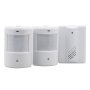 1 To 2 Pir Infrared Sensors Wireless Doorbell Alarm Detector For Home / Office