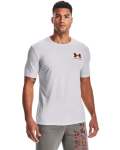 Men's Ua Abc Camo Fill Wordmark Short Sleeve - Halo Gray Sm